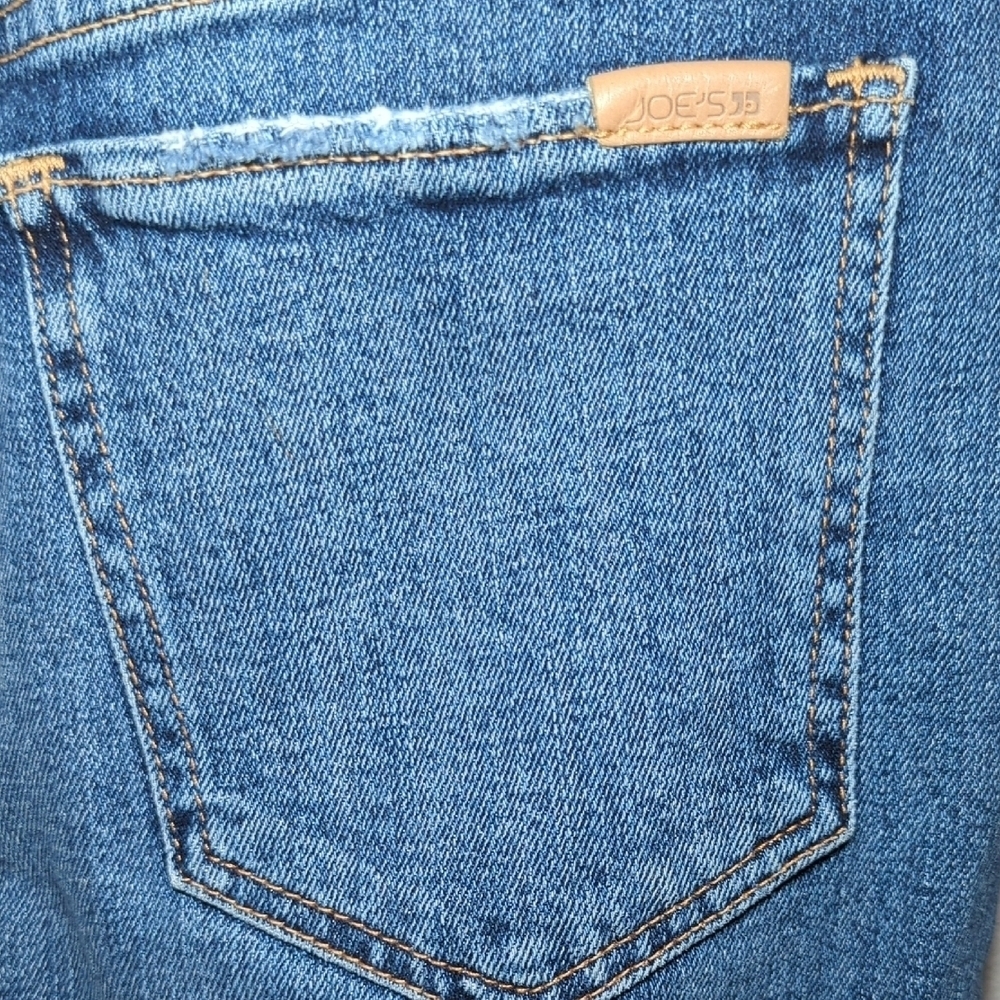 Joe's Jeans Distressed Denim Skirt w/Pockets - Picture 8 of 9